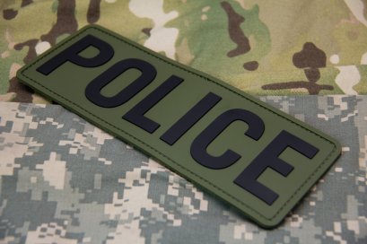 MSM Logo Patch - PVC Police 6x2